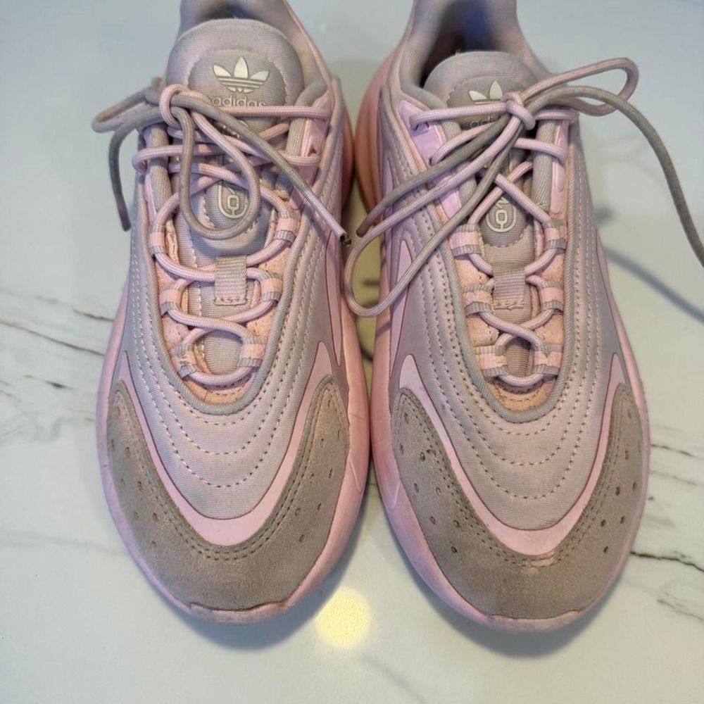 Adidas Ozelia Clear Pink Athletic Shoes GW8130 Womens Size 4 Sneaker